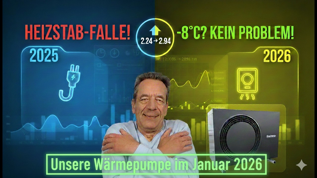 Härtetest bei -8°C: Warum meine Wärmepumpe 2026 weniger Strom braucht als 2025!