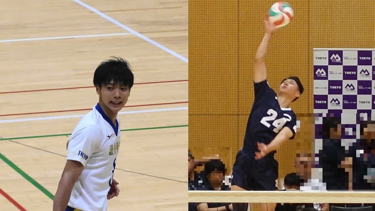 #舛本颯真 #亀岡聖成 駿台学園vs中央大学 第1セット 男子バレーボール 東京エキシビションマッチ2023 高校 大学 #秋本悠月 夢の対決 フル出場 鎮西vs駿台学園 春高決勝戦再び