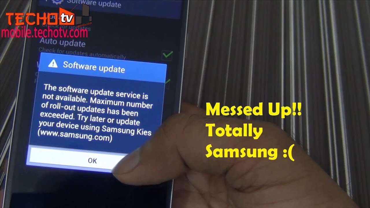 Samsung Galaxy S4 Firmware Update - Review of OTA, Kies, Issues