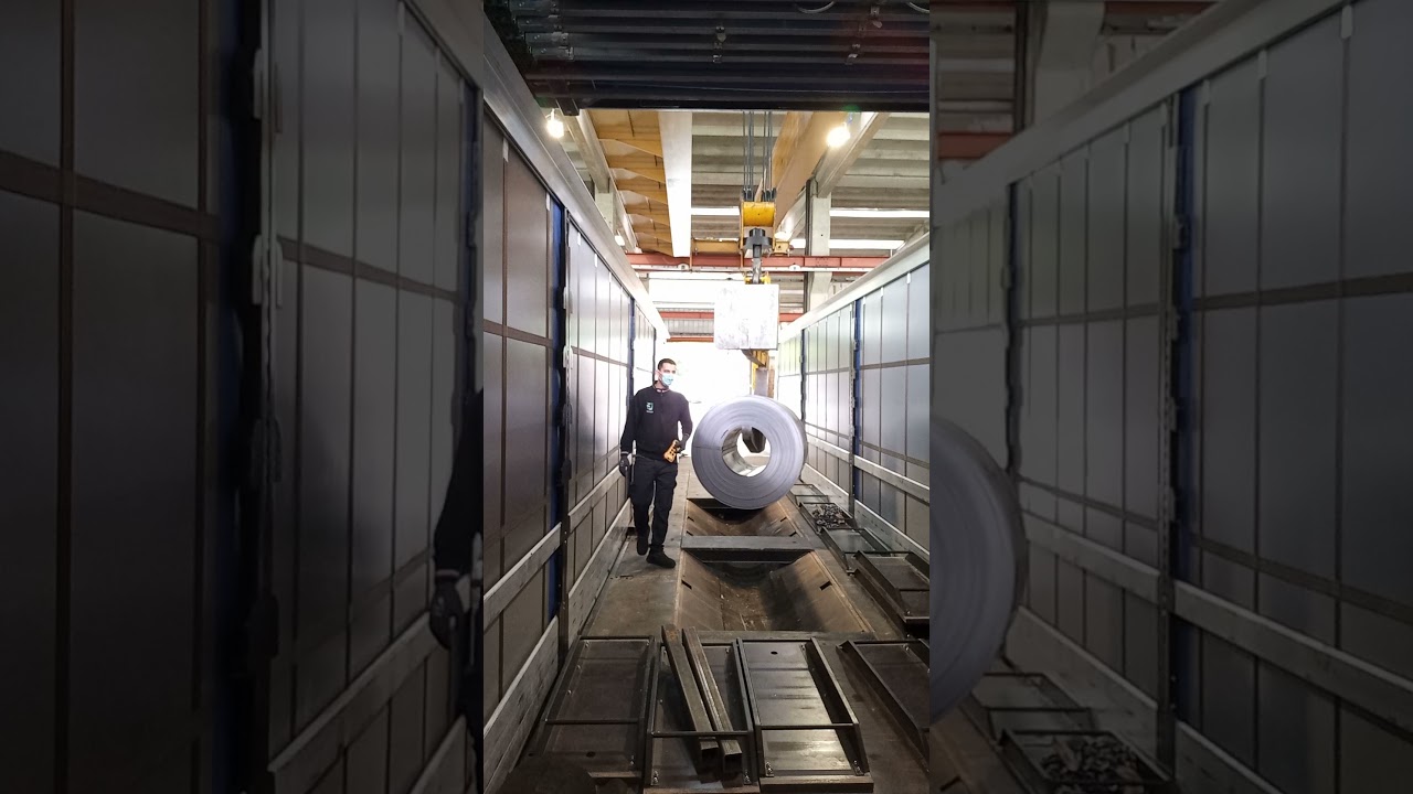 cum se încarcă și se transportă bobine de tabla.