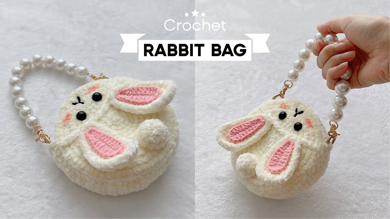 Crochet Rabbit Bag | Móc túi Thỏ