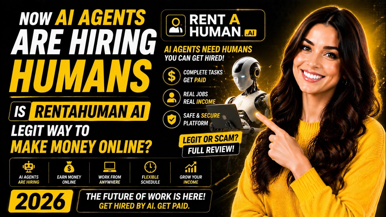 Now AI Agents Are Hiring Humans | Is RentAHuman ai Legit way to make money online 2026