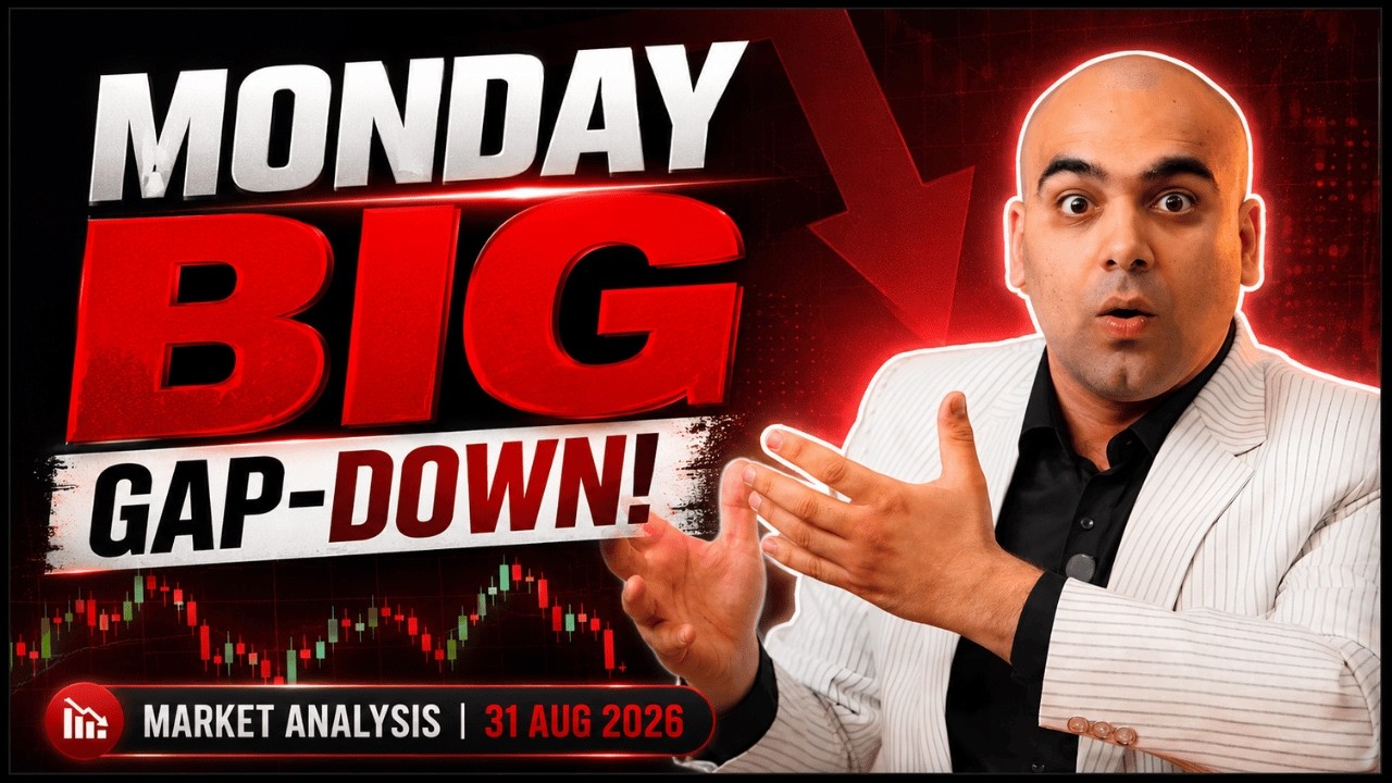 Big Gap Down on Monday?🔥 Market Analysis | August 31 #nifty #livetrading