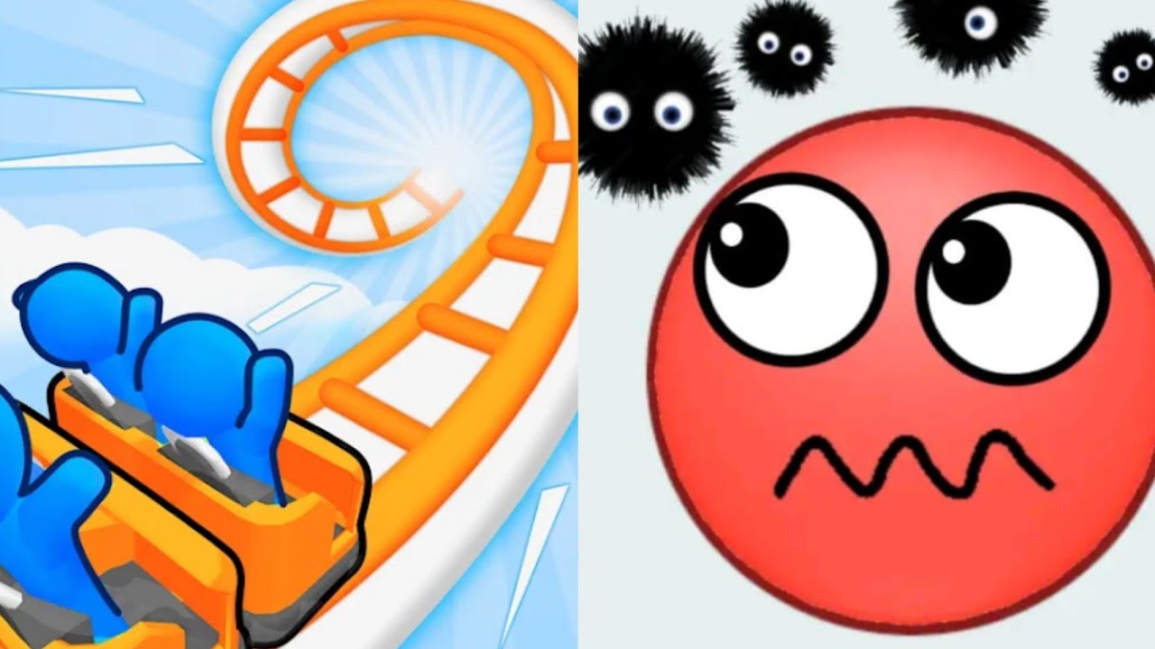 Runner Coaster vs Hide Ball Satisfying ASMR Gameplay (Android,ios) (New Update)