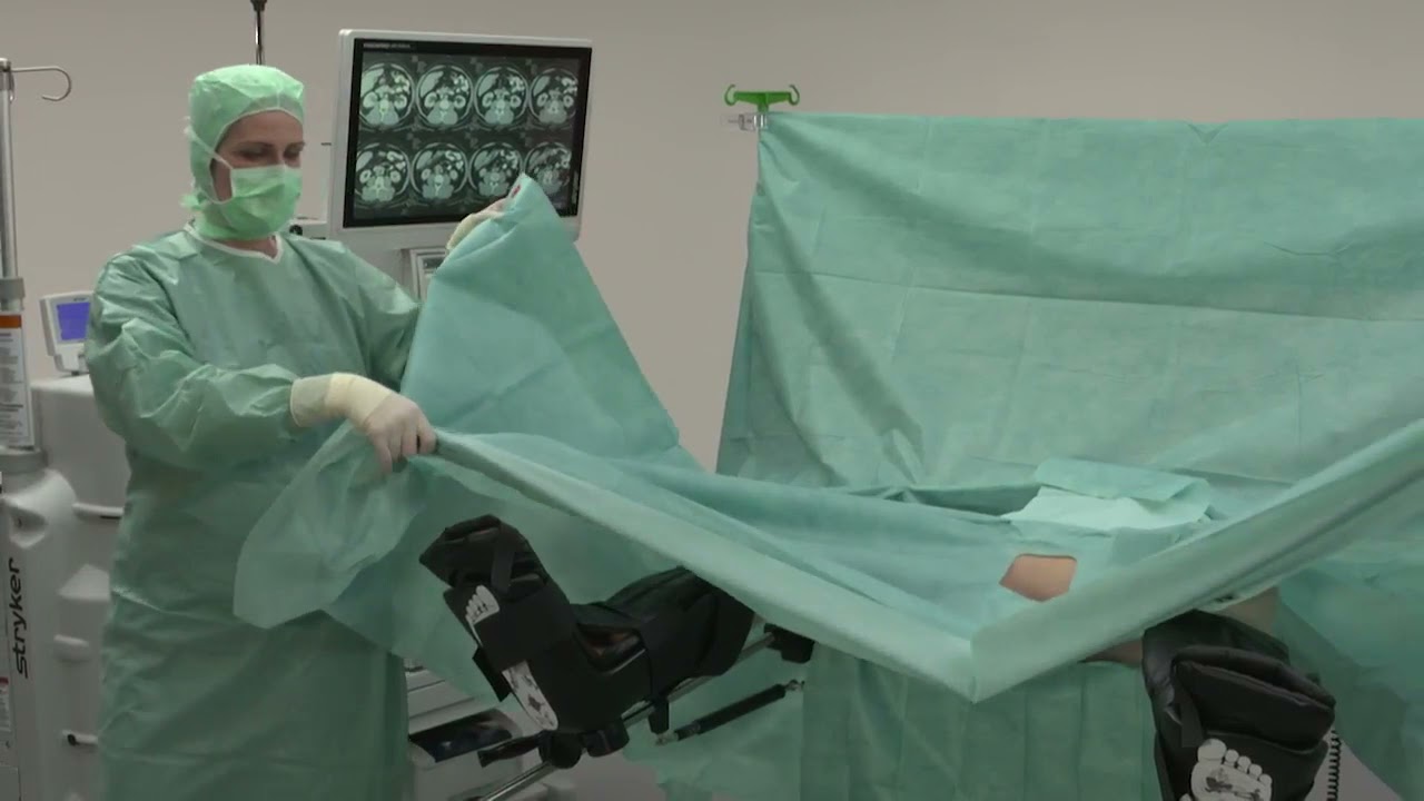 Application video Raucodrape&reg; PRO Rectum Set II