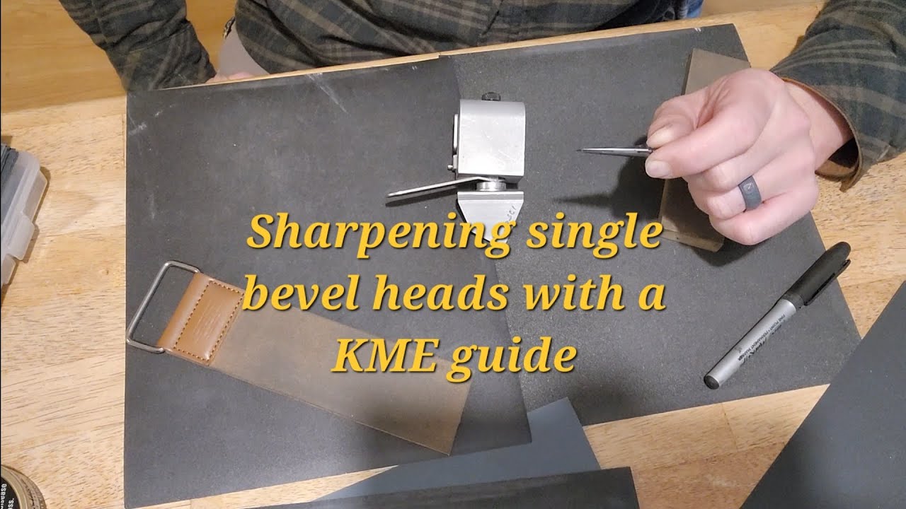 How to sharpen 125 grain cutthroat single bevel broadhead