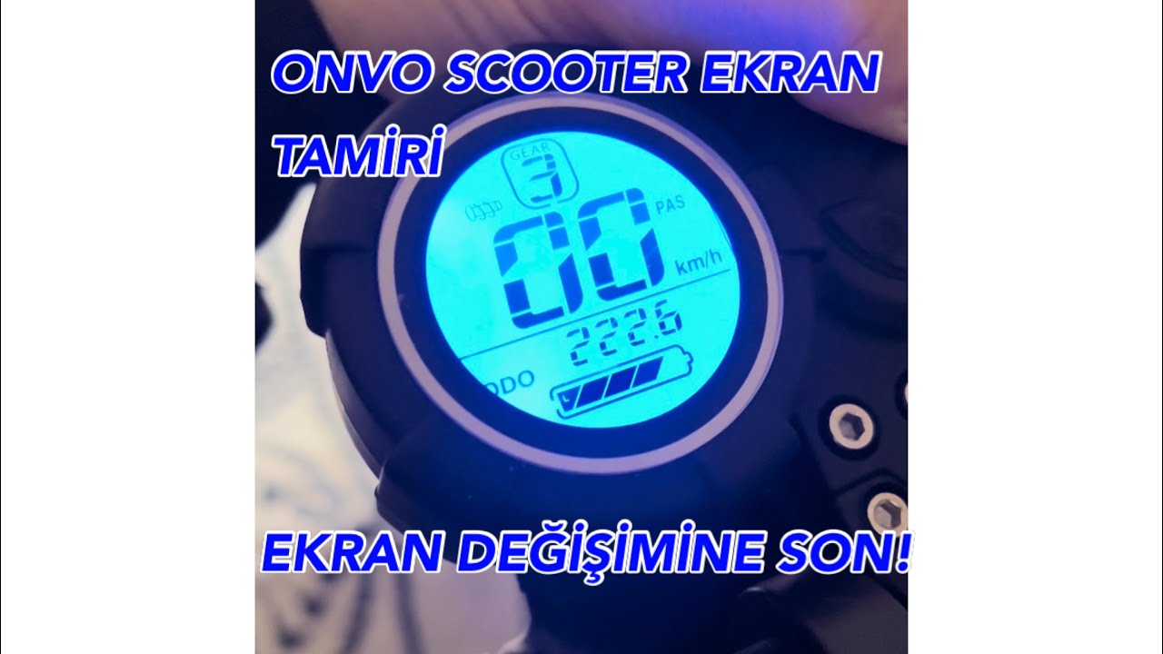 ONVO SCOOTER RX8  EKRAN TAMİRİ SADECE 1 SAAT!!! #onvorx7 #onvoscooter #scooter #scooterlife