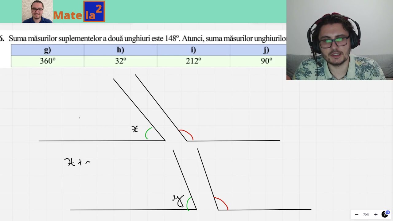 Recapitulare teză matematică clasa a VI-a semestrul I (partea I)