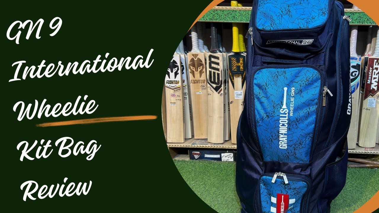 Gray Nicolls GN 9 International Wheelie 2024 Kit Bag Review | +919667010575/9871341741 | Ai Sports