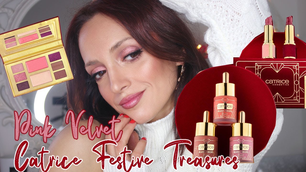 🎄XMAS EASY LOOKS SERIES|PINK VELVET WITH NEW!CATRICE FESTIVE TREASURES COLLECTION 2024