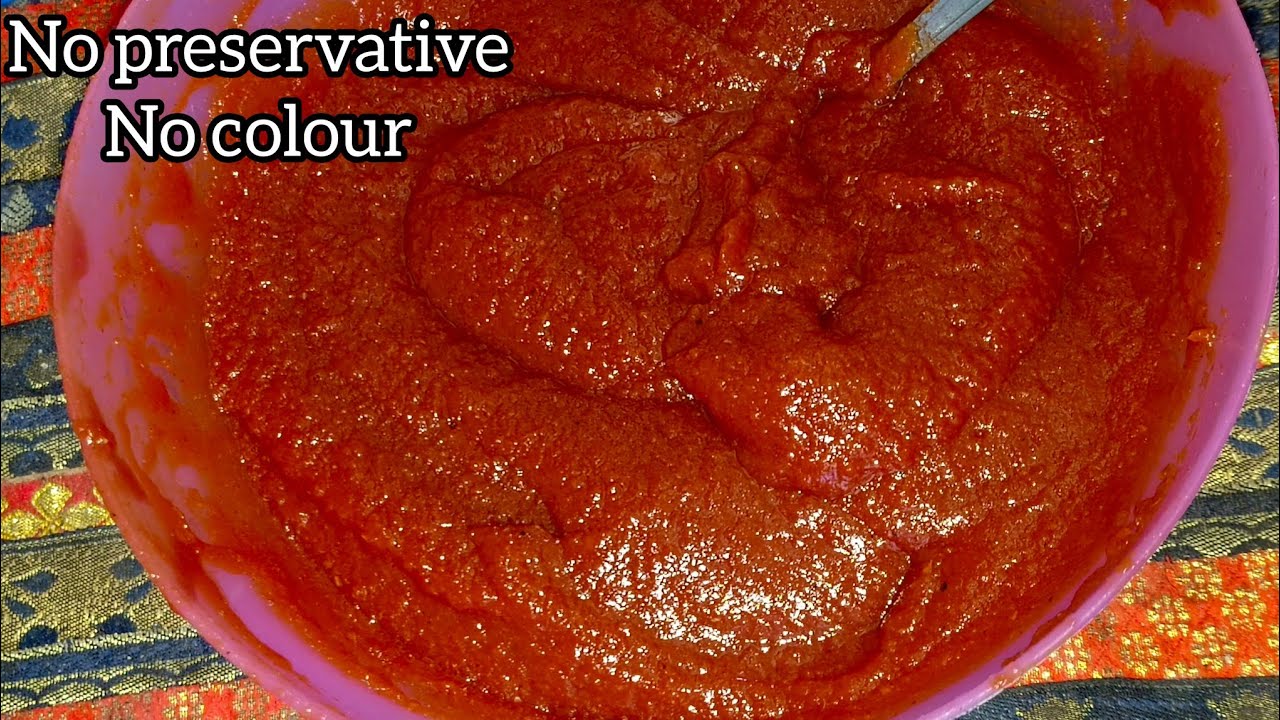 मात्र 20 रुपये मे बनाये 2 लीटर टोमेटो सॉस घर पर बिल्कुल आसानी से बिना मेहनत के Temeto Ketchup Recipe