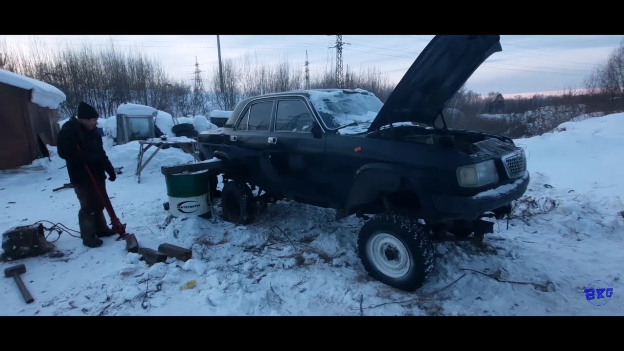 волга на раме уазика 469 #3