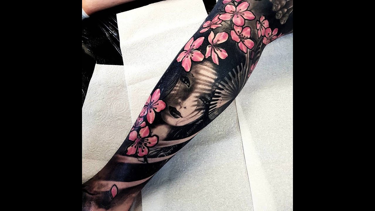 tattoo geisha samurai jepang - karisma jaya