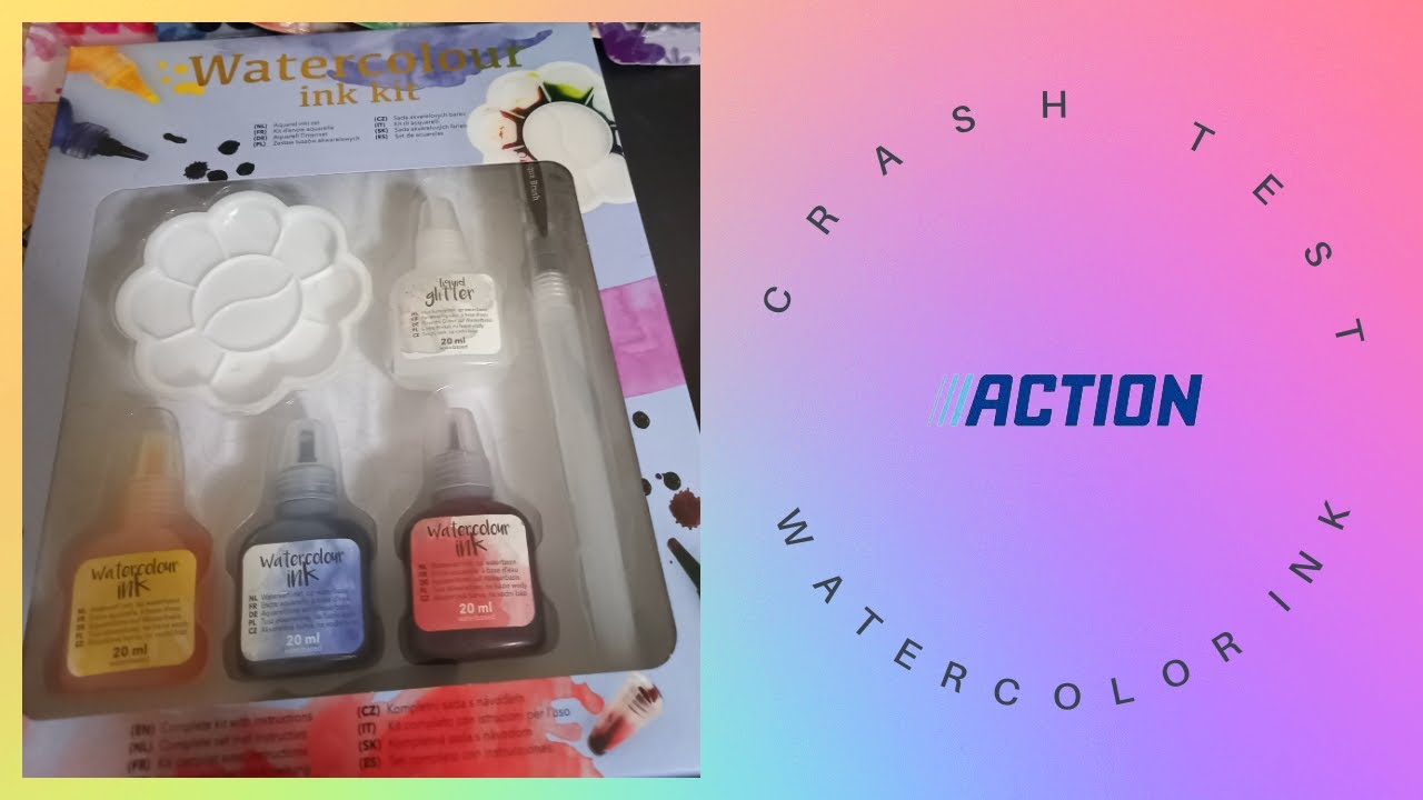 CRASH TEST KIT WATERCOLOR INK d'ACTION