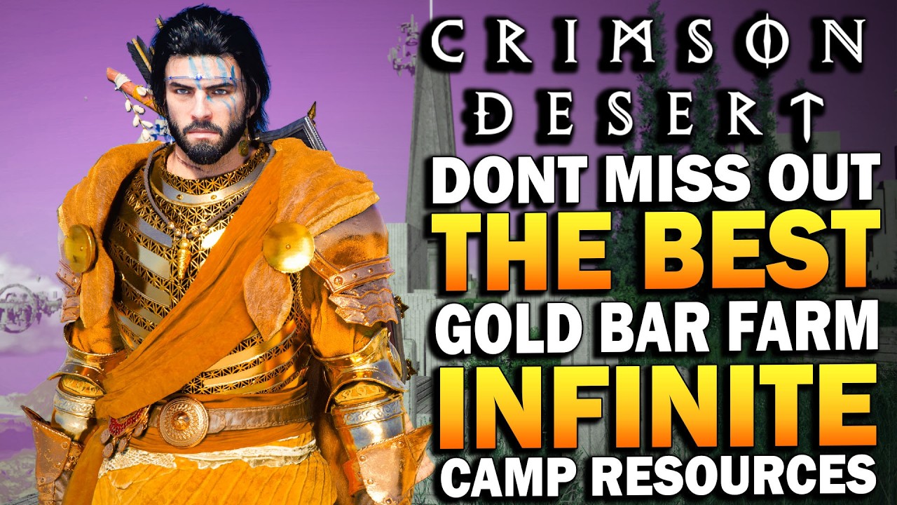 The BEST Gold Bar Money Farm & Infinite Camp Resources - Crimson Desert