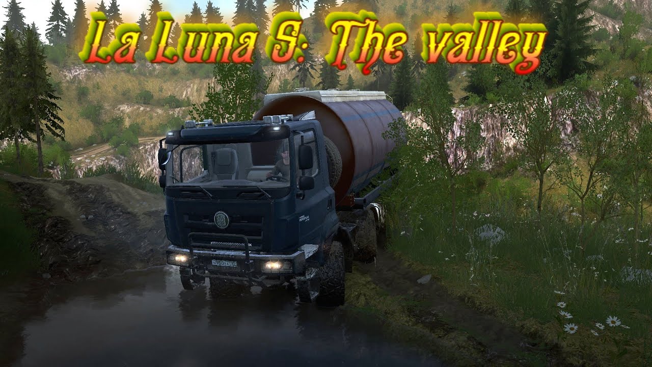 MudRunner. La Luna 5. The valley