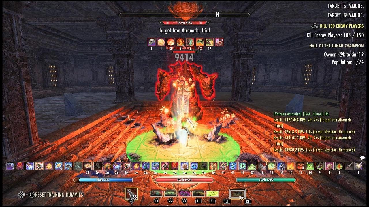 ESO Stamina Arcanist Parse - 152k+ Dps (Arca/DK/Templar) PS EU U48