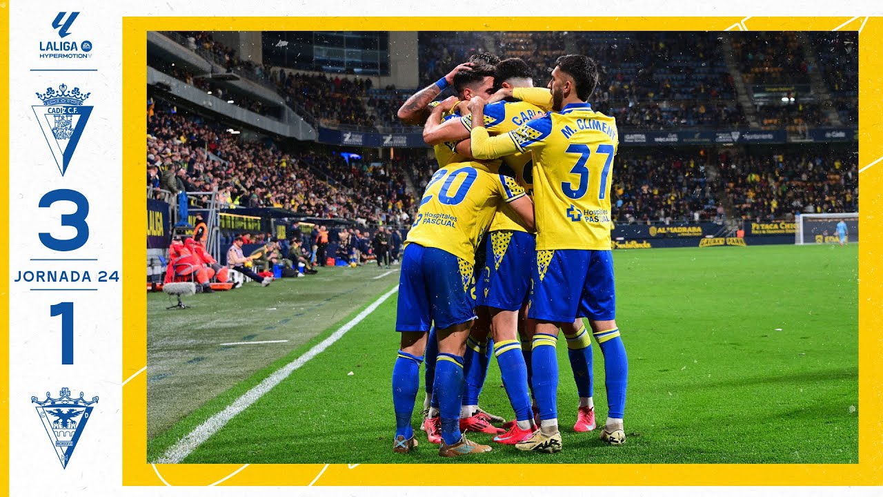 Resumen del Cádiz 3-1 Mirandés | Cádiz Club de Fútbol