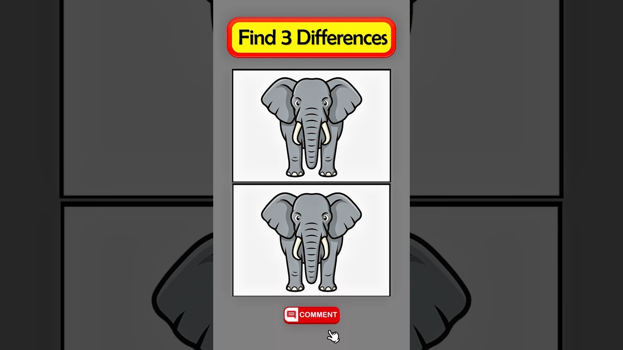 Part 70 🔥 Find 3 Differences 👀 | Spot The Difference Challenge Hard Level #shorts