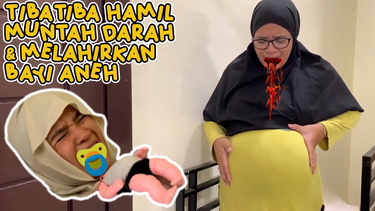 Tiba-Tiba Ibu Hamil dan Muntah Darah Sampai Melahirkan Bayi Aneh