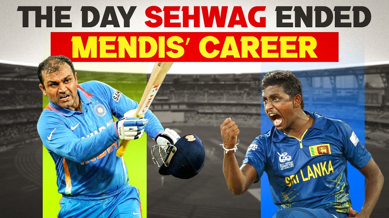 Virender Sehwag vs Ajanta Mendis - The Epic Cricket Battle I Timeless Cricket