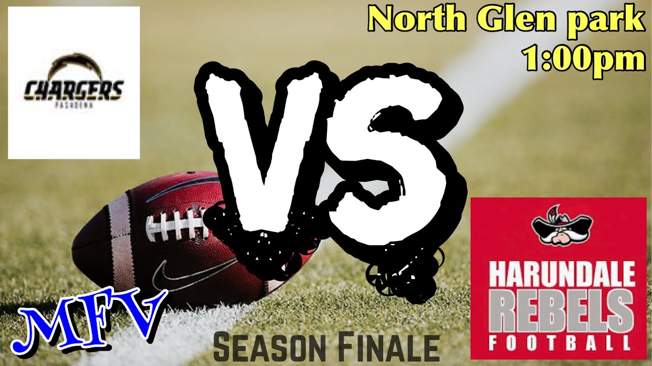 🏈🏈  Saturday Football Game Chargers vs Rebels | Positive Football