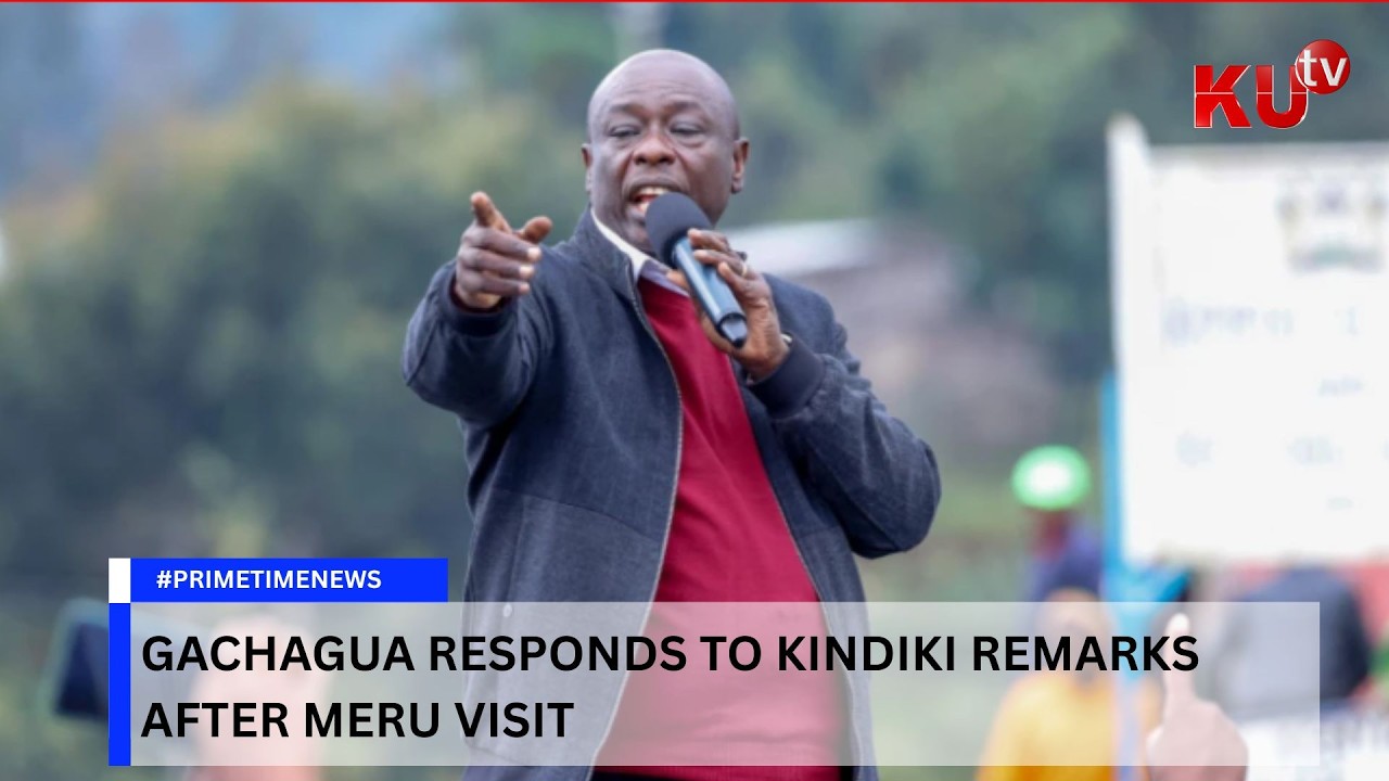 Gachagua responds to Kindiki remarks after Meru visit
