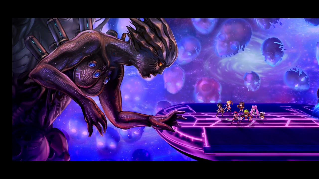 Another Eden: Fate Boss Battle Standard Difficulty.