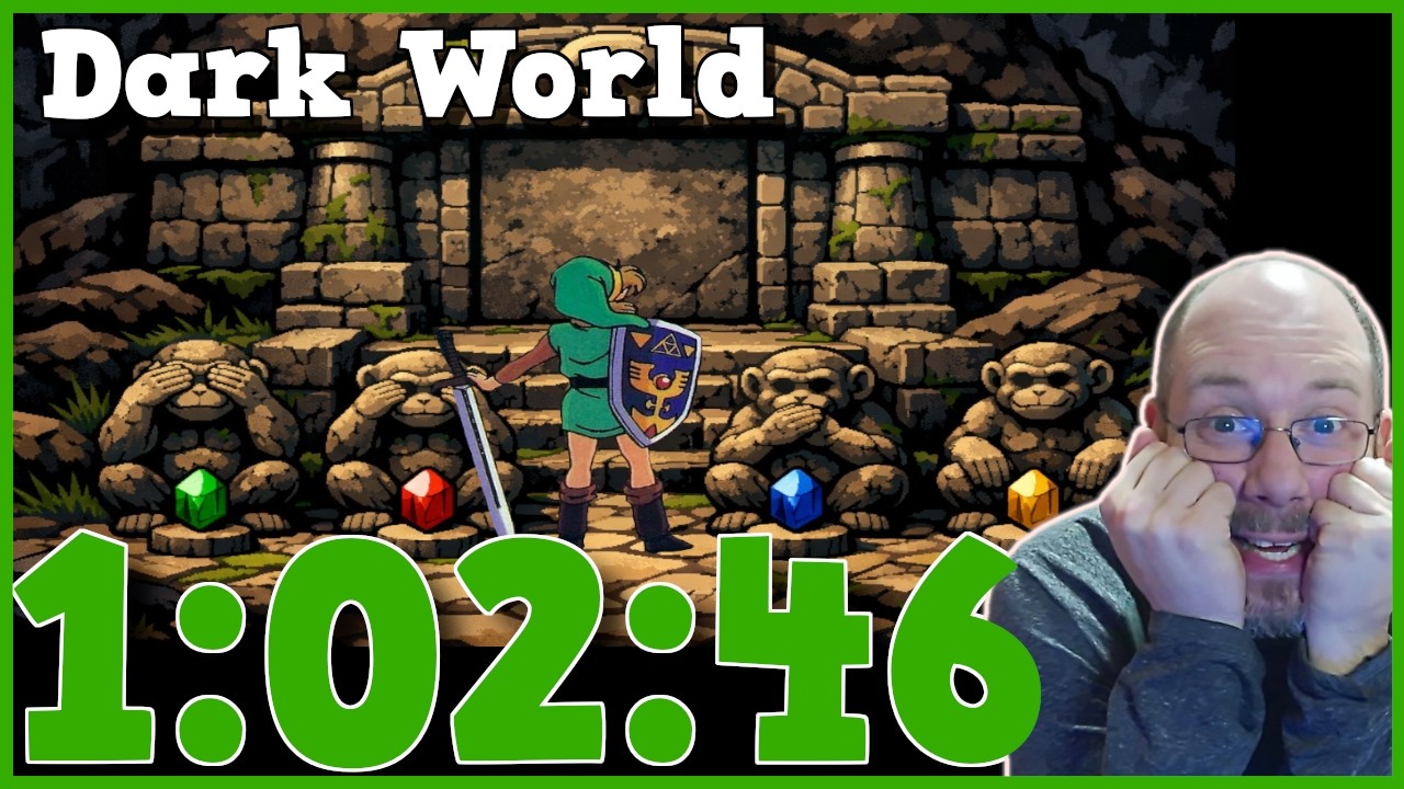 Link to the Past - Darkworld - No Major Glitches - PB (1h02m46s)