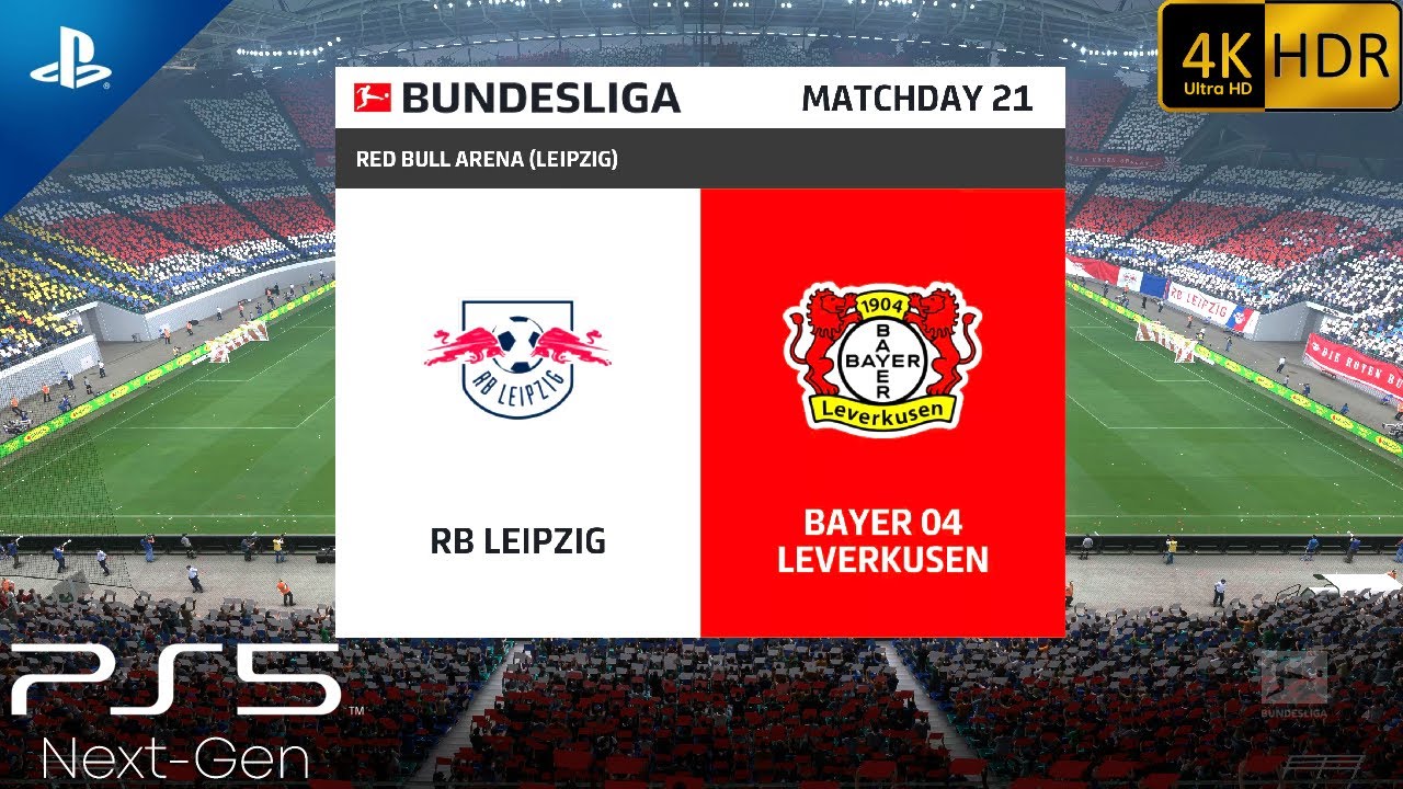 (PS5) FIFA 22 RB Leipzig vs Bayer 04 Leverkusen (4K HDR 60fps) Bundesliga Gameplay