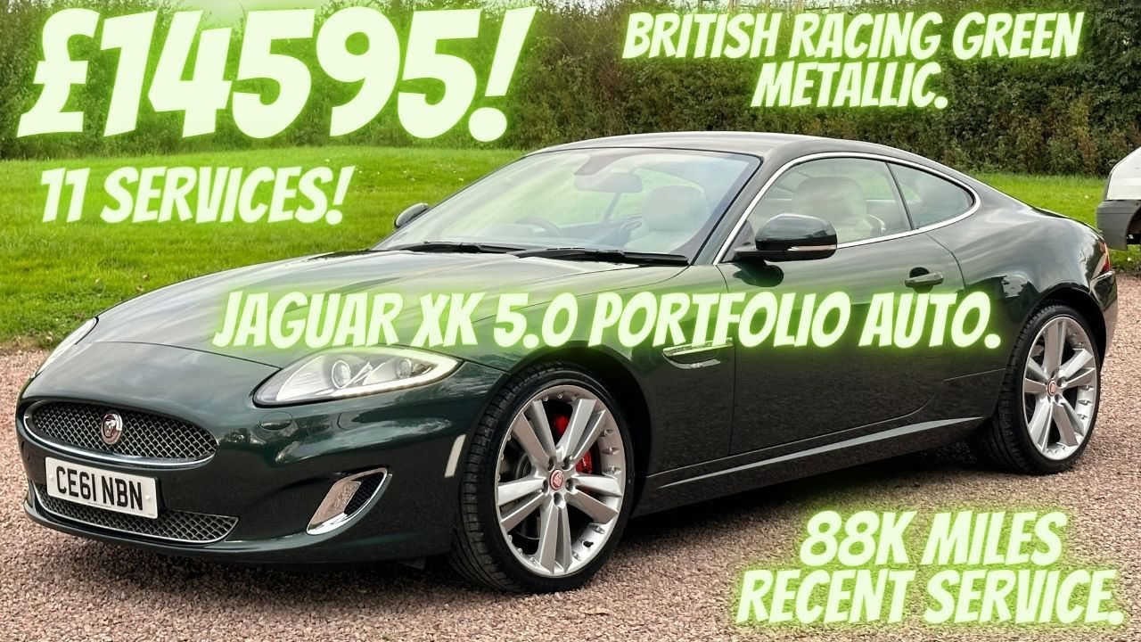 Продаётся Jaguar XK 5.0 PORTFOLIO Auto. Цвет BRITISH RACING GREEN. 11 услуг!!!