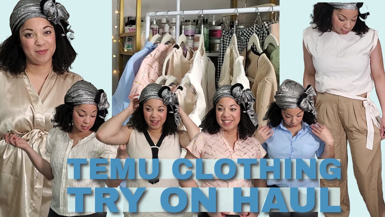 First Ever on My Channel | Temu Try On Haul