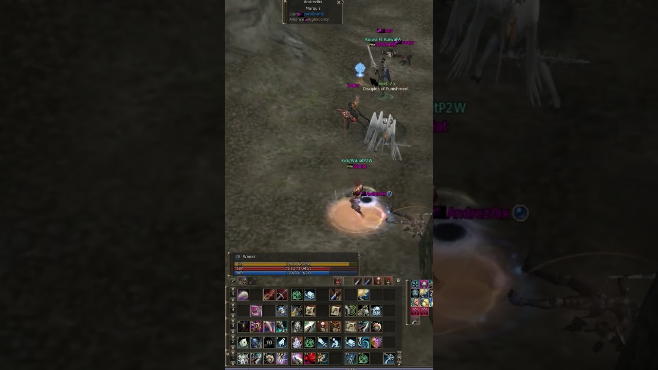 L2Reborn x10 Dagger daily PVP #8 #lineage2 #l2 #reborn #pvp #dagger #interlude #mmo #shorts
