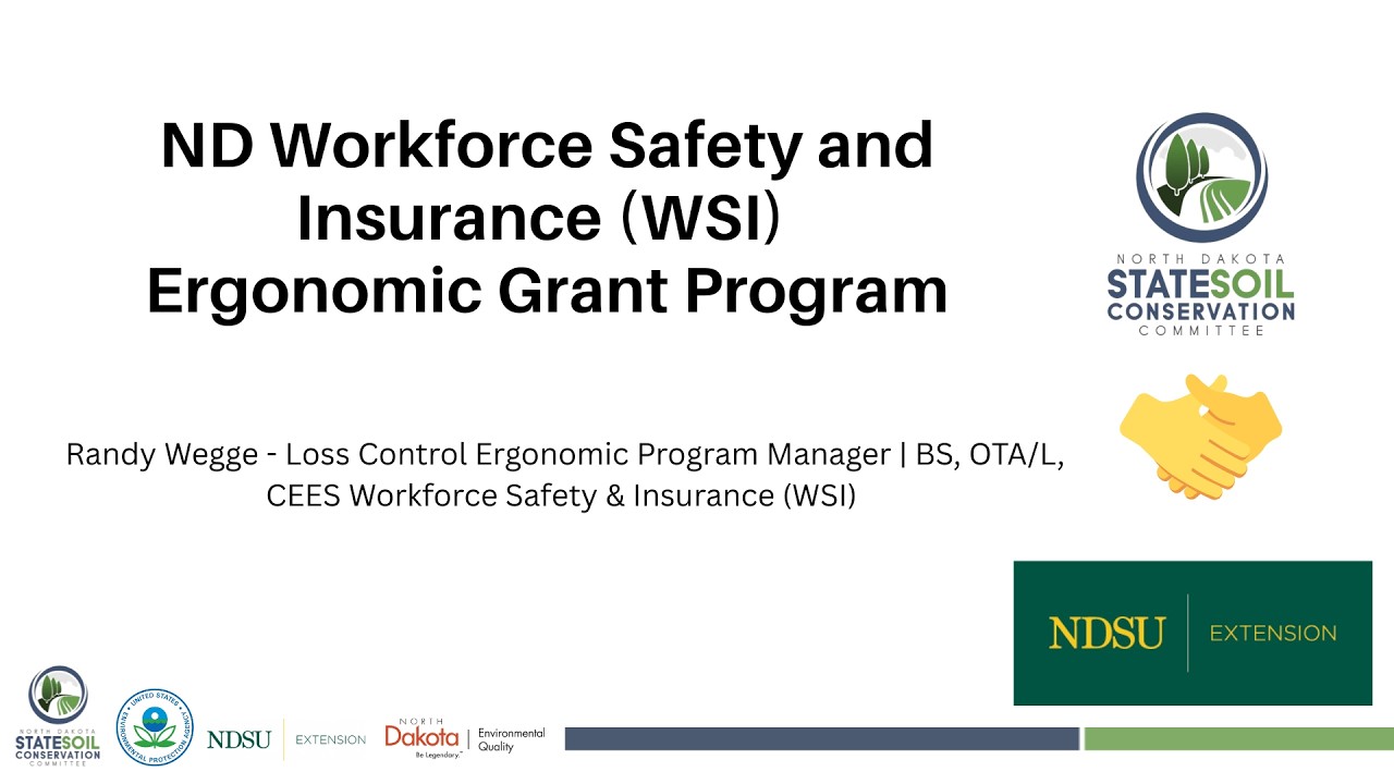 Ergonomic Grant Program with WSI, North Dakota Workforce Safety & Insurance