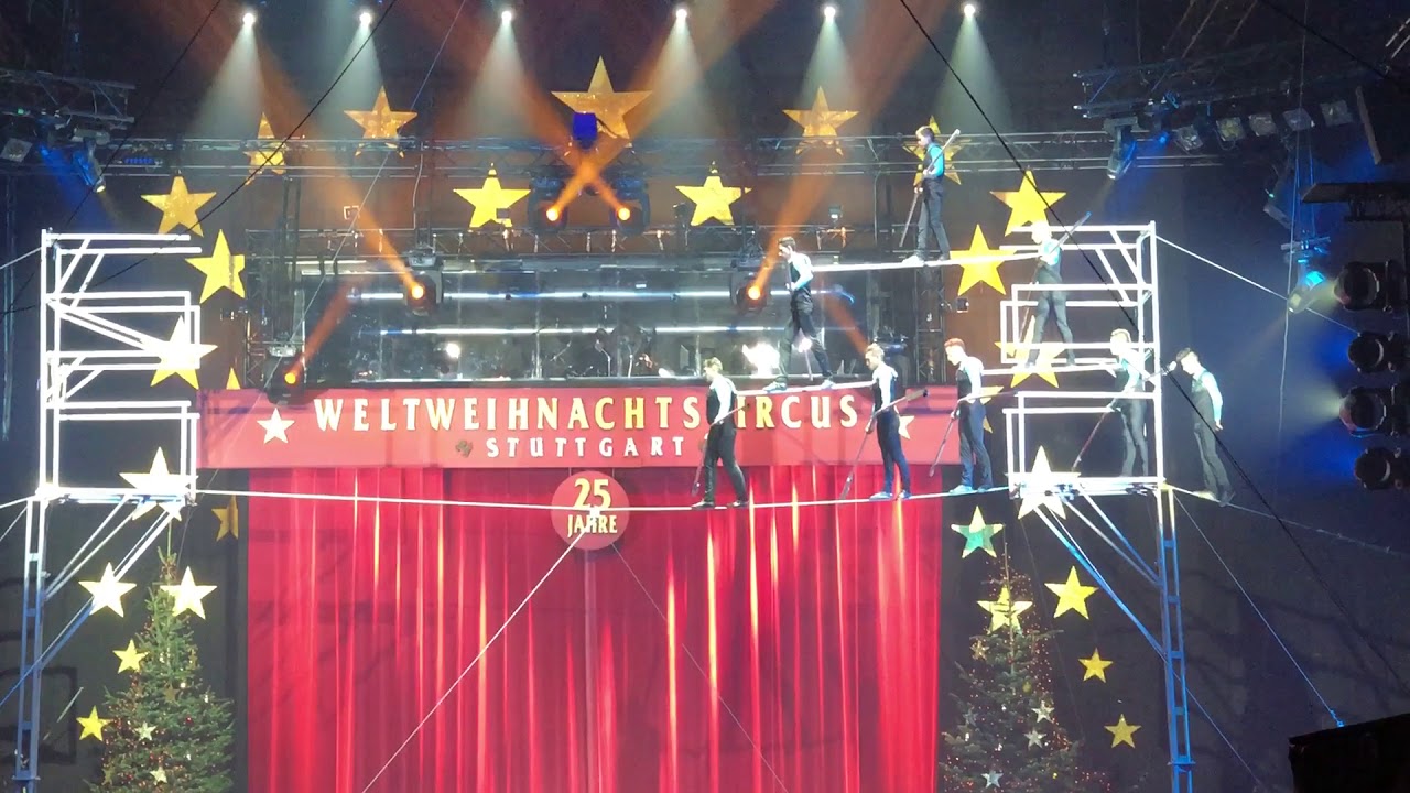The Gerlings in weltweihnachtszirkus in Stuttgart