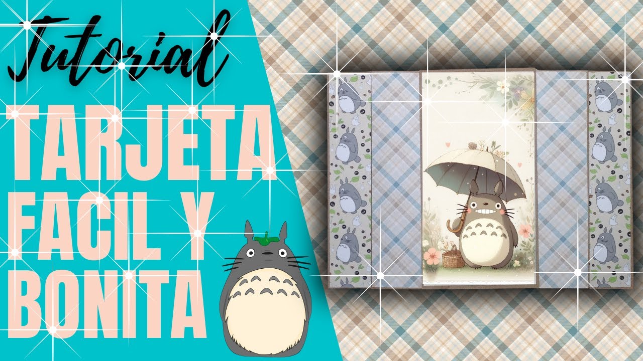 TARJETA FACIL Y BONITA TUTORIAL DE SCRAPBOOK