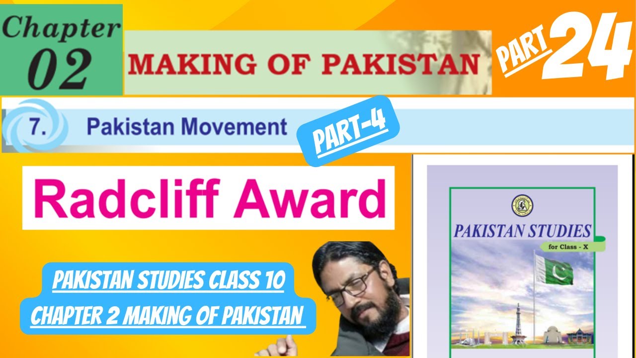Radcliffe Award | Pakistan Movement | Class 10 PST Chapter 2 | Making of Pakistan | Sindh Board