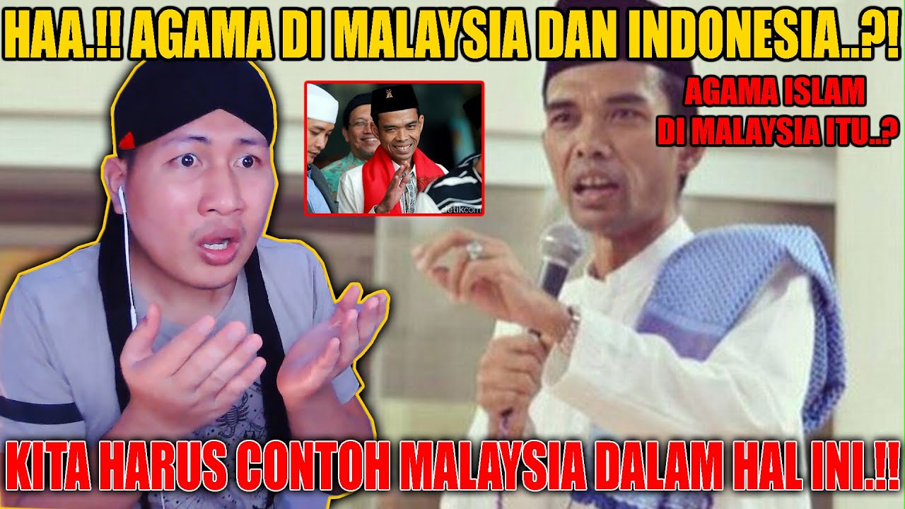 💥HAA.❗❗BEDA AGAMA ISLAM DI INDONESIA DAN MALAYSIA MENURUT USTADZ ABDUL SOMAD..!!