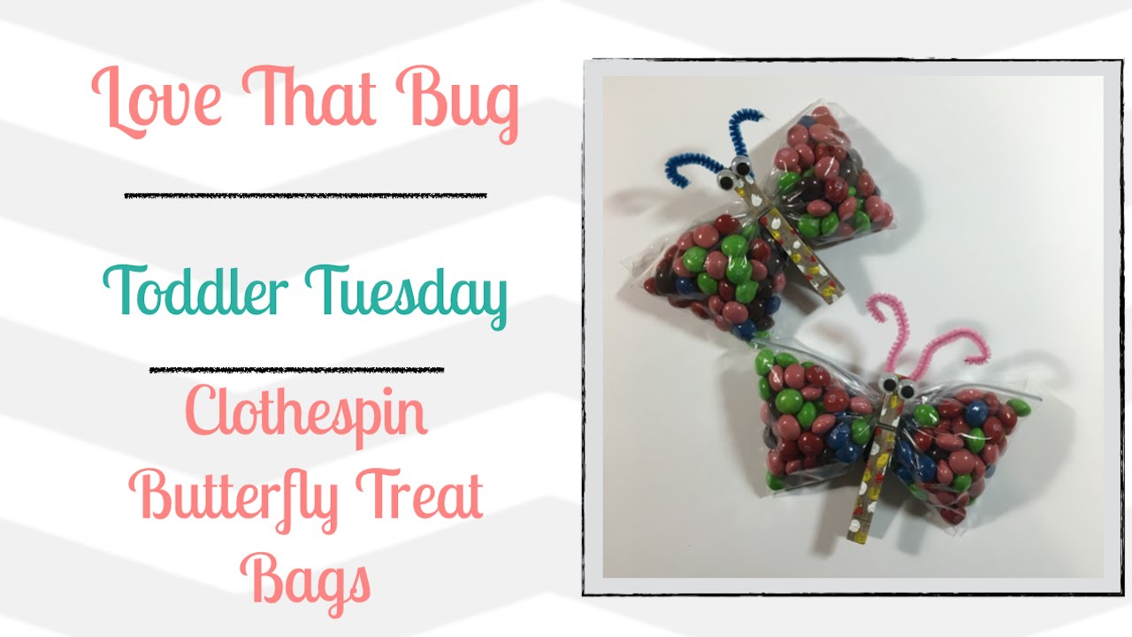 Clothespin Butterfly Treat Bags