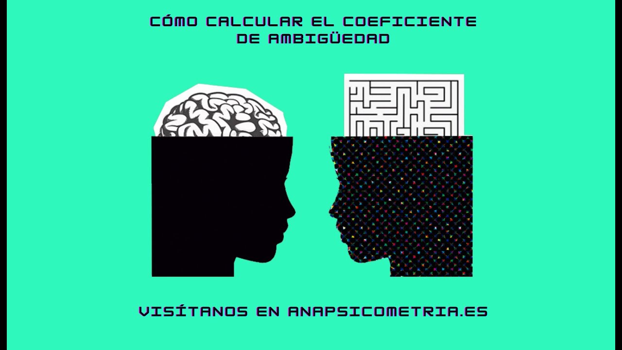 cómo calcular el coeficiente de ambigüedad