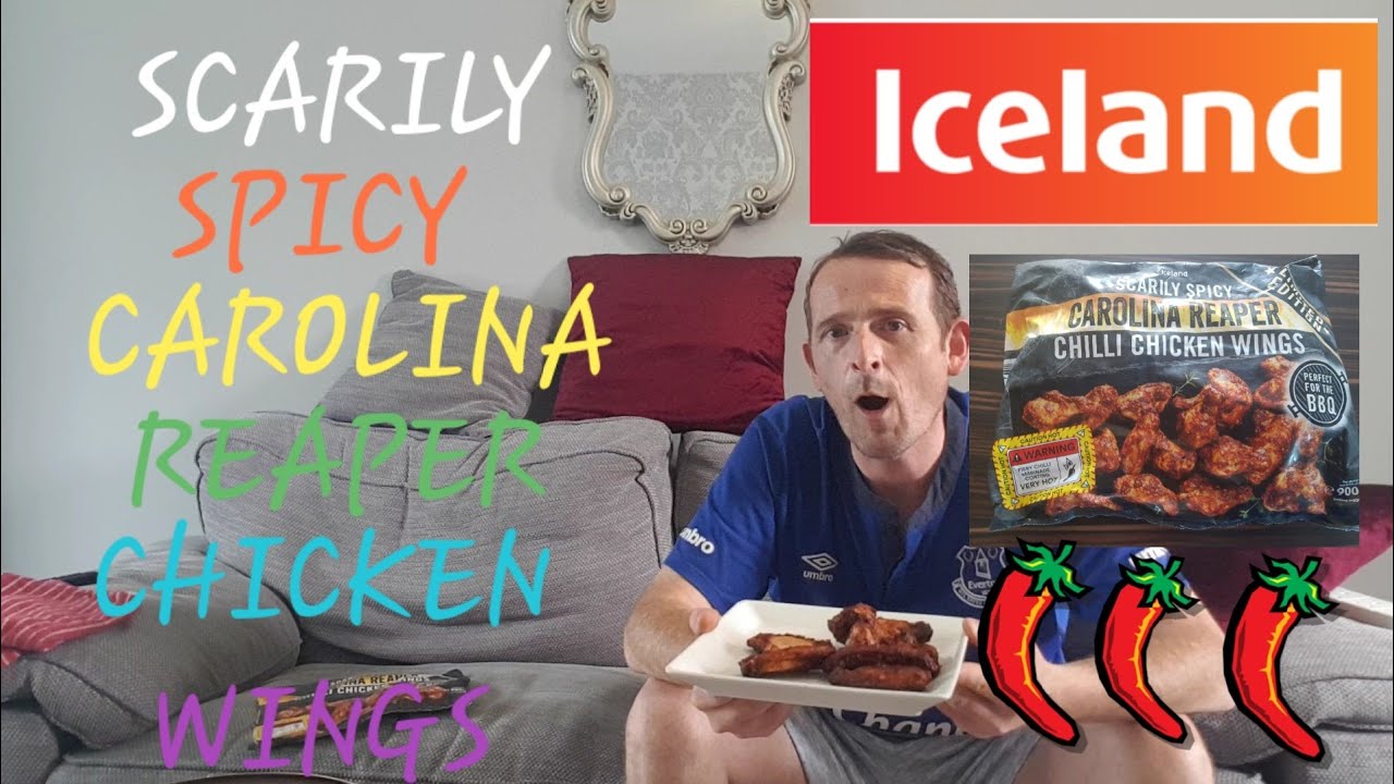 Iceland Scarily Spicy Carolina Reaper Chicken Wings