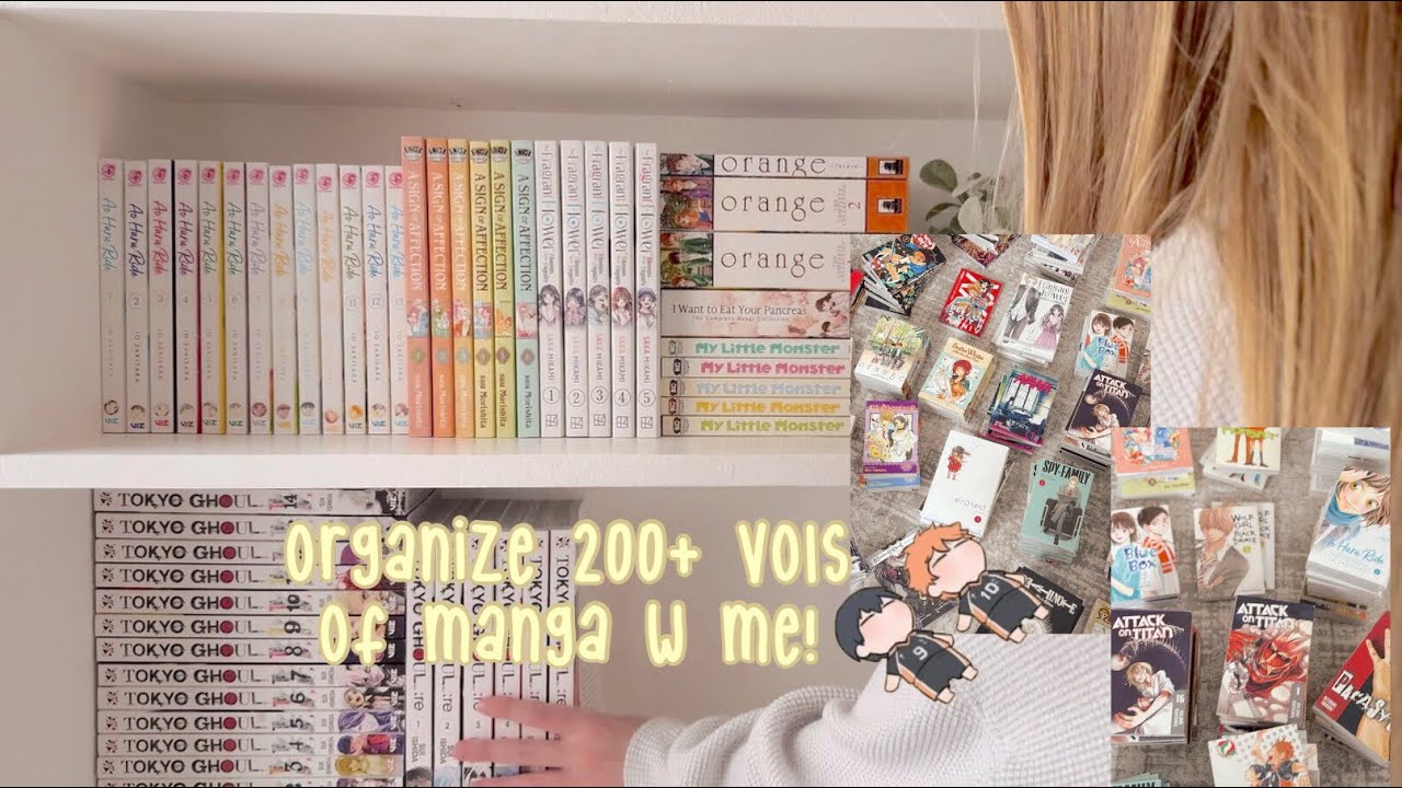 Organize my 200+ Volume Manga Collection w Me! *:･ﾟ✧*:･ﾟ