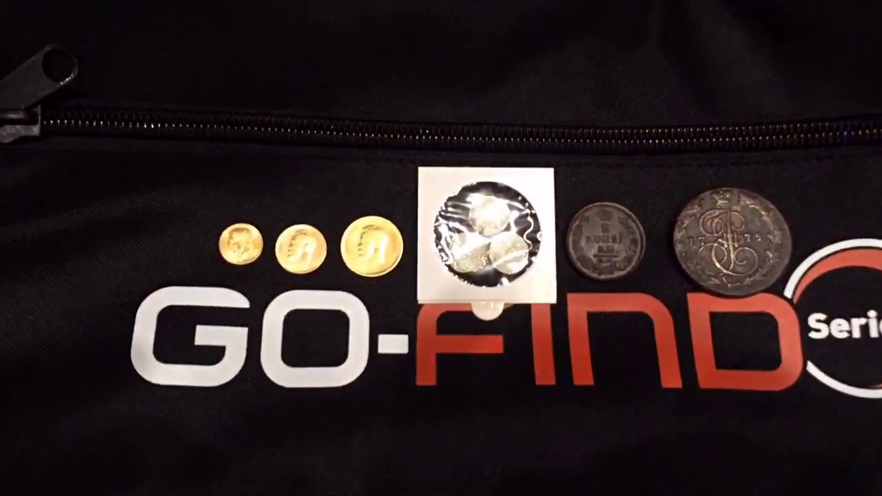 Minelab GO-FIND 60 тест на ЗОЛОТЫХ МОНЕТАХ