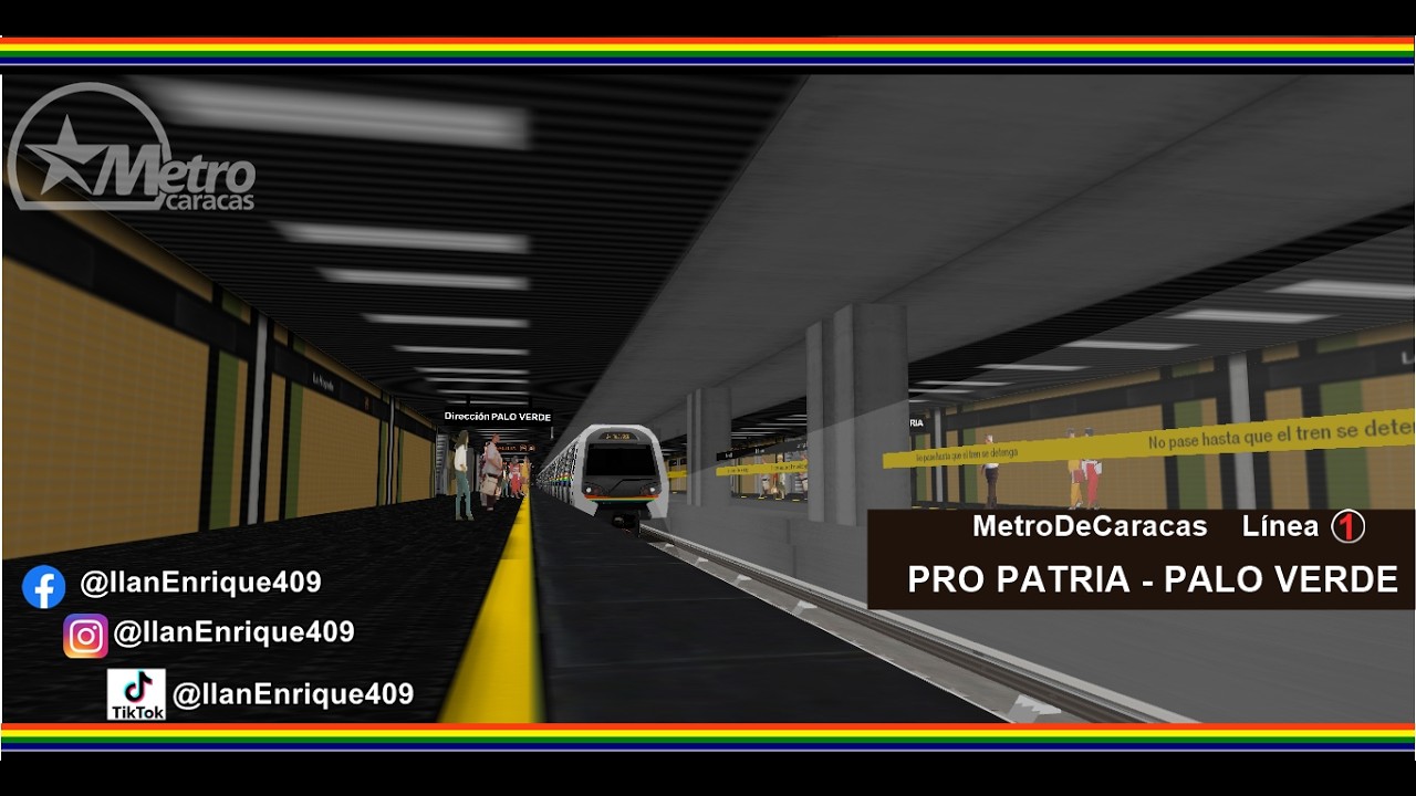 [OpenBVE] Metro de Caracas Línea 1 | Tren CAF S6 | ★彡[ɪʟᴀɴᴇɴʀɪQᴜᴇ409]彡★ | Parte 2 de 6