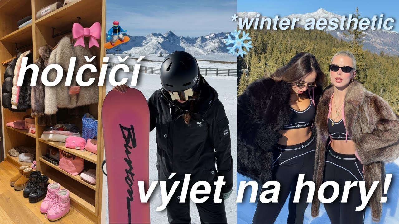 TOHLE JSEM FAKT POTŘEBOVALA! 🎀🏂❄️ | girly ski trip vlog