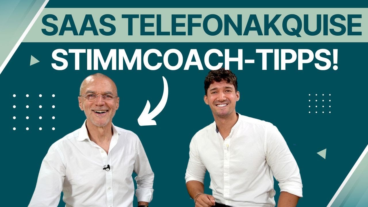 TONALITÄT im SaaS Vertrieb - mit Stimmcoach Arno Fischbacher