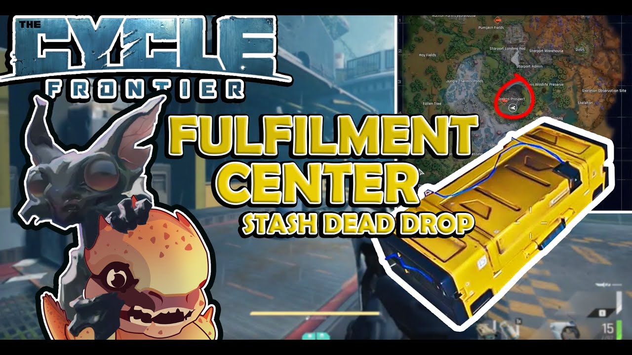 WORKING FOR THE COMMUNITY PART 1 | FULFILMENT CENTER | STASH DEAD DROP | THE CYCLE: FRONTIER