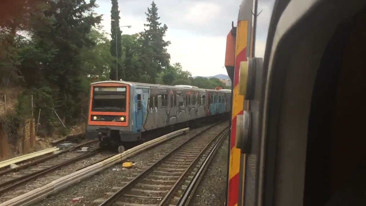 Athens Metro ride from Kalithea to Attiki (line 1)