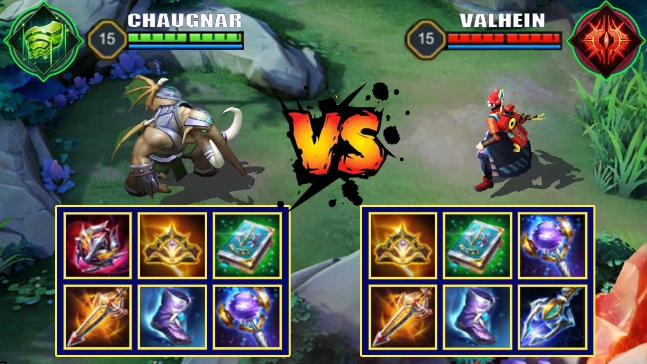 CHAUGNAR FULL PH&Eacute;P vs VALHEIN FULL PH&Eacute;P | FULL BUILD FIGHT | Li&ecirc;n Qu&acirc;n Mobile/AOV/ROV
