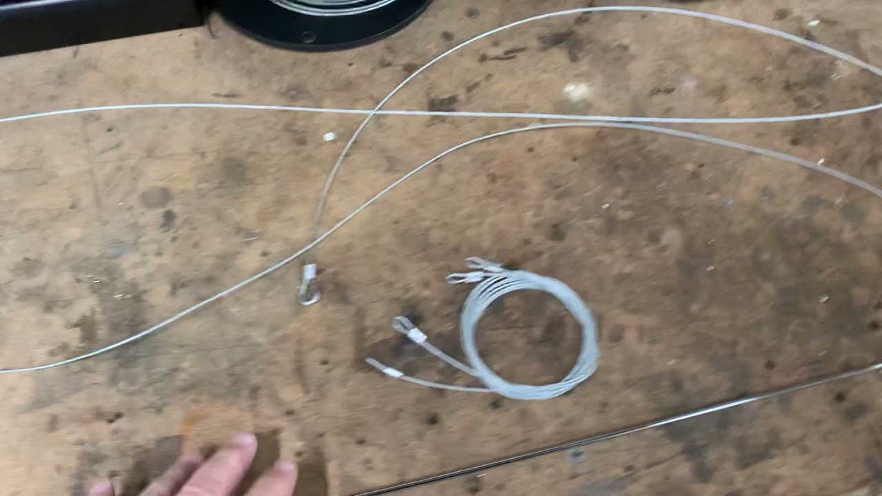 How to make a new cable for an under the door tool.